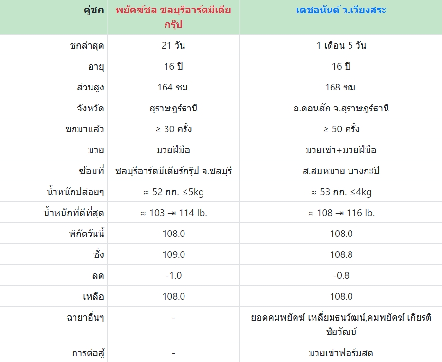 เซียนมวย พยัคฆ์ชล VS เดชอนันต์